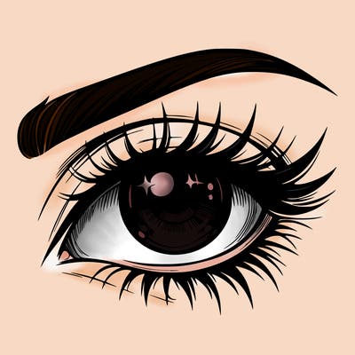 gorgeous close up eye