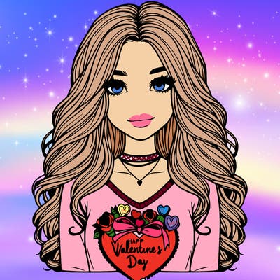 realistic valentine’s day girl