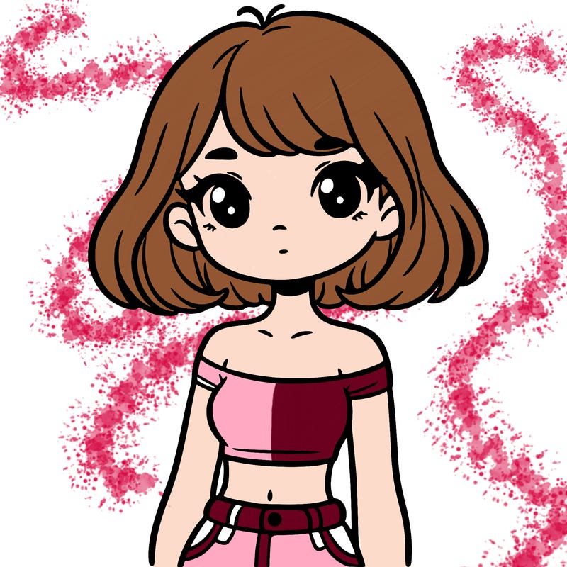 girl in a cute crop top