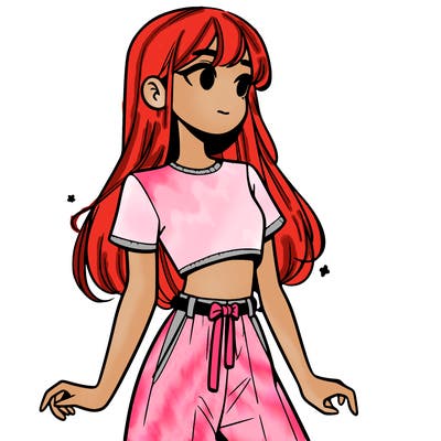 girl in a cute crop top