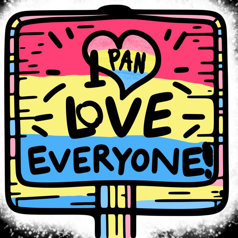 a sign with the words i love everyone