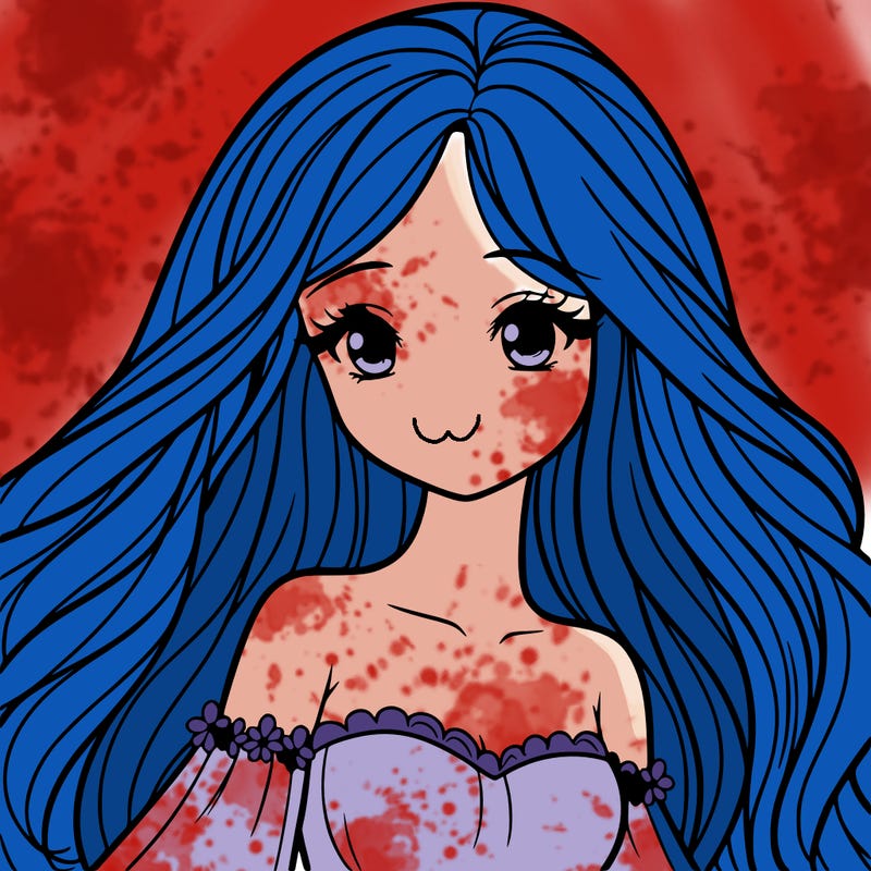 a beautiful girl with her hair down