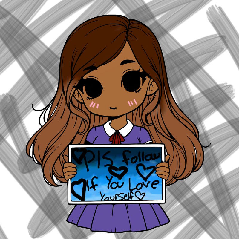 pretty realistic girl holding blank sign