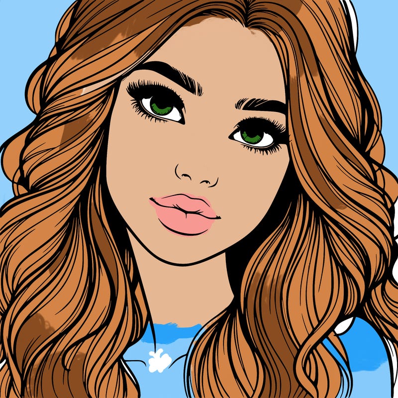 beautiful realistic girl