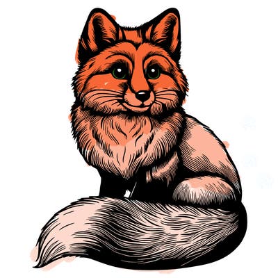 fox realistic and detailed