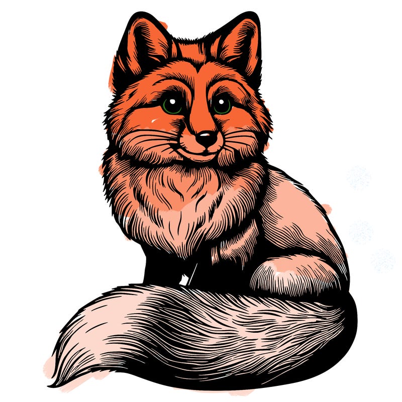 fox realistic and detailed