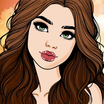 beautiful realistic girl