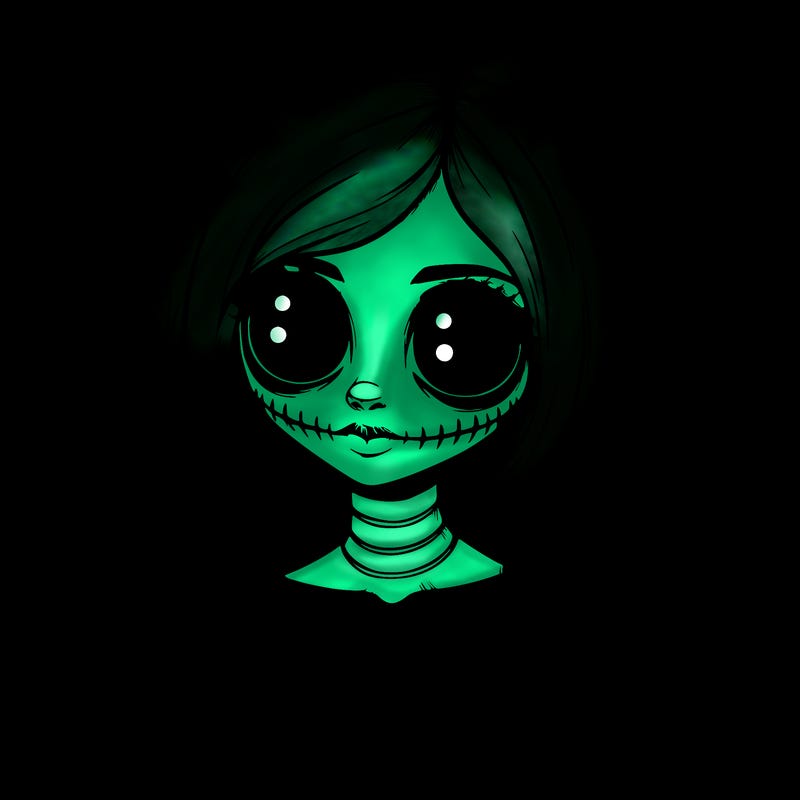 realistic creepy girl