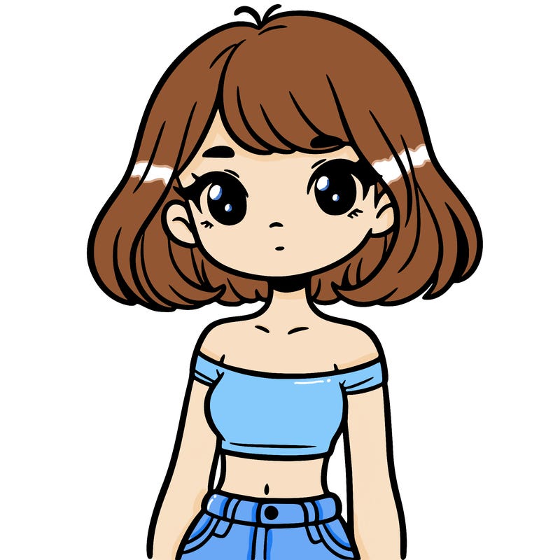 girl in a cute crop top