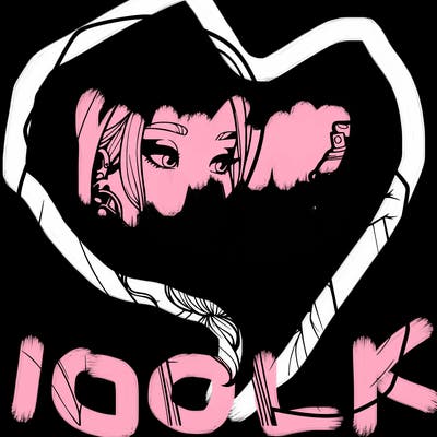 a realistic girl, spray painting