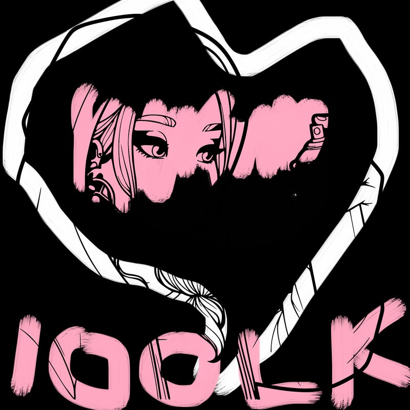 a realistic girl, spray painting