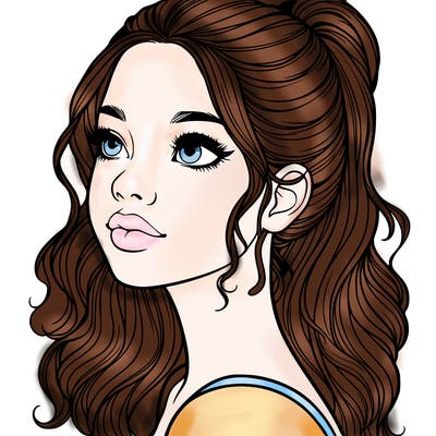 beautiful realistic girl