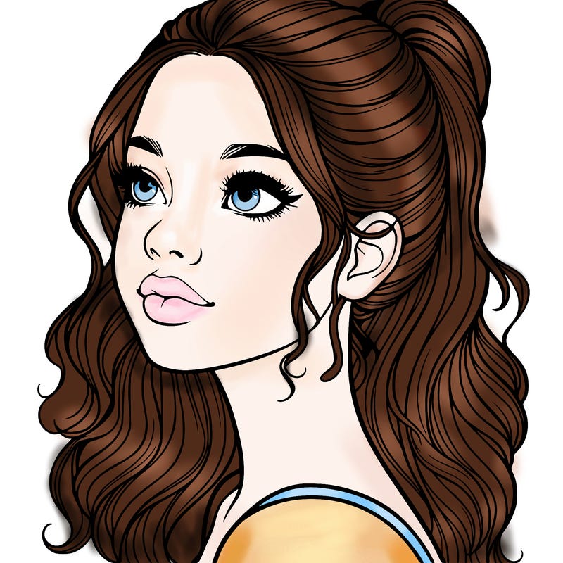 beautiful realistic girl