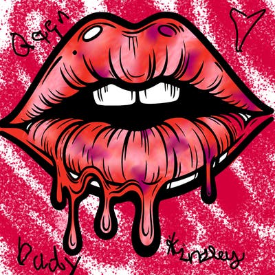 lips that look realistic and drip