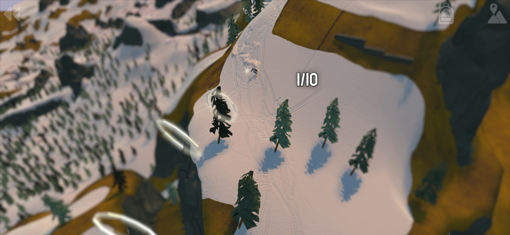 Grand Mountain Adventure - A skier navigating a mountain challenge in Grand Mountain Adventure