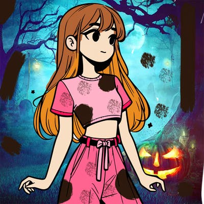 girl in a cute crop top