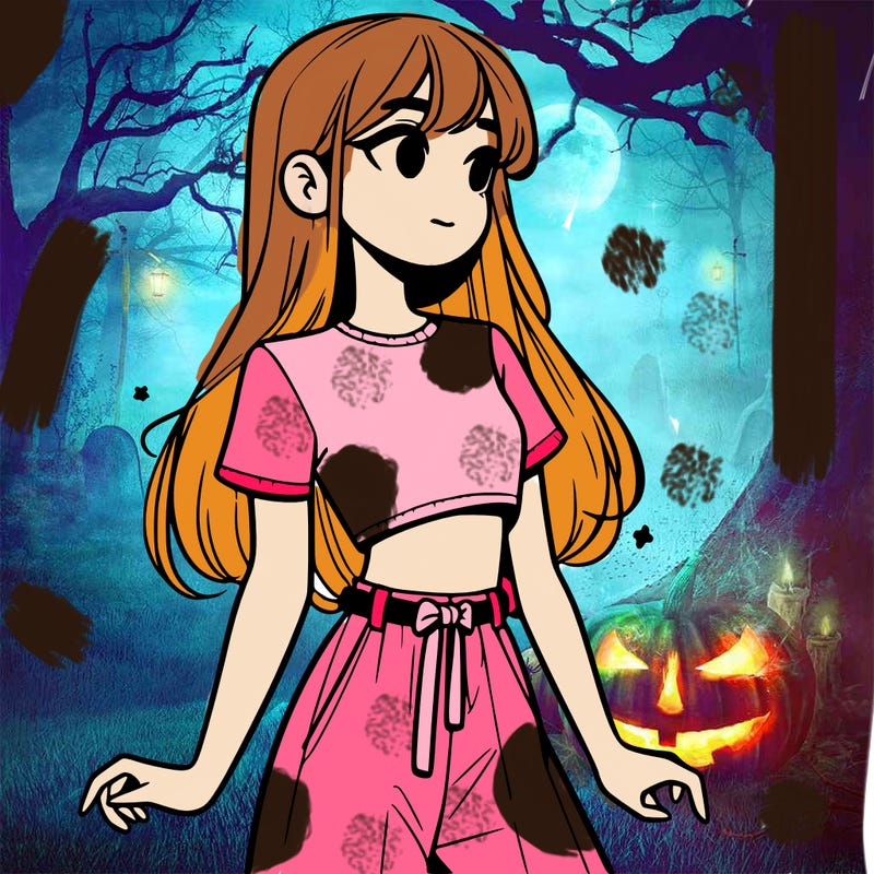 girl in a cute crop top