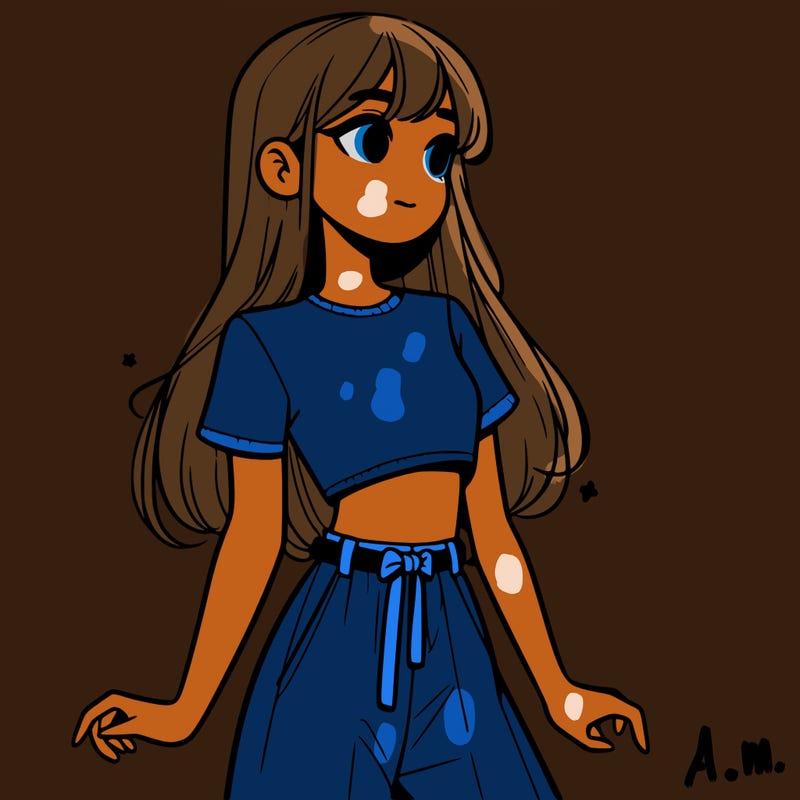 girl in a cute crop top