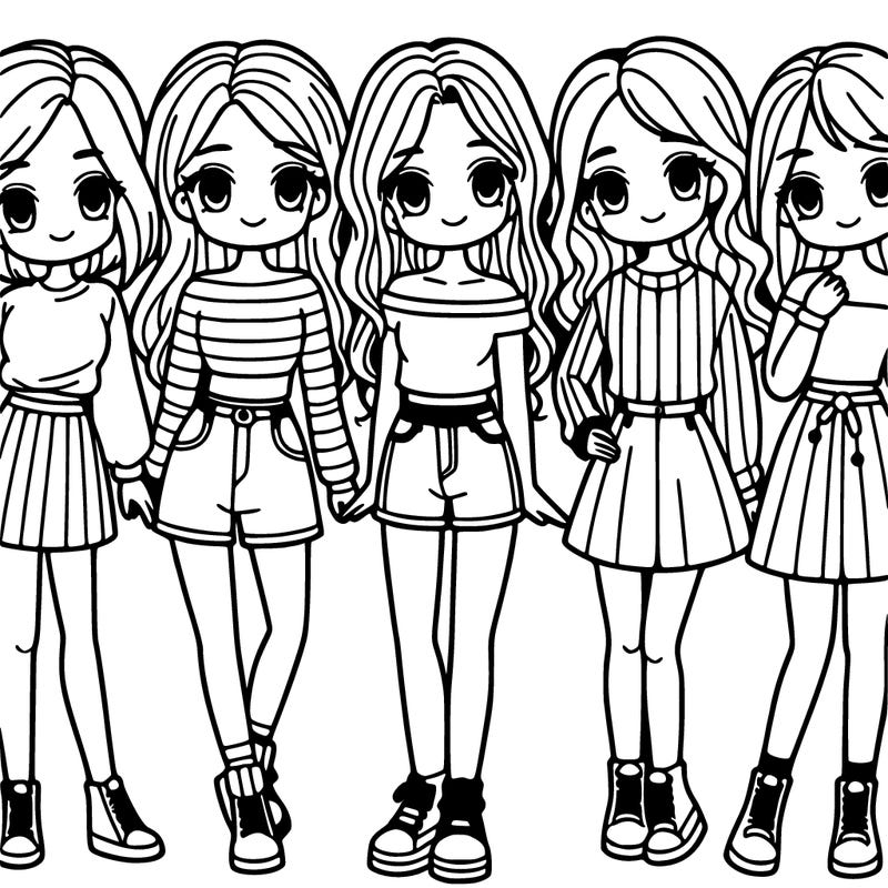 5 girls