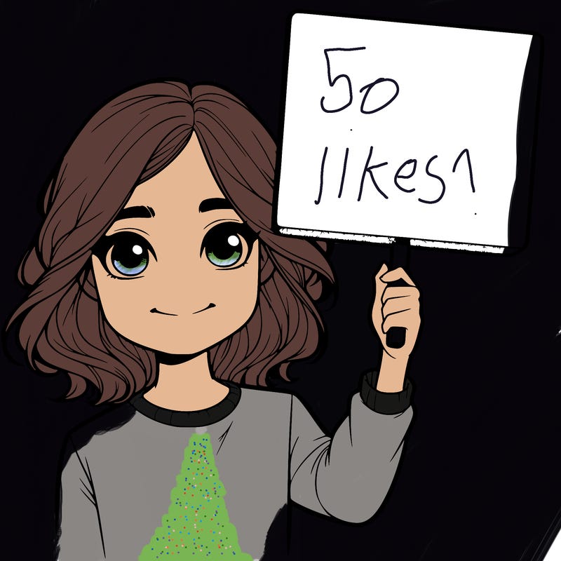 realistic girl holding up a sign