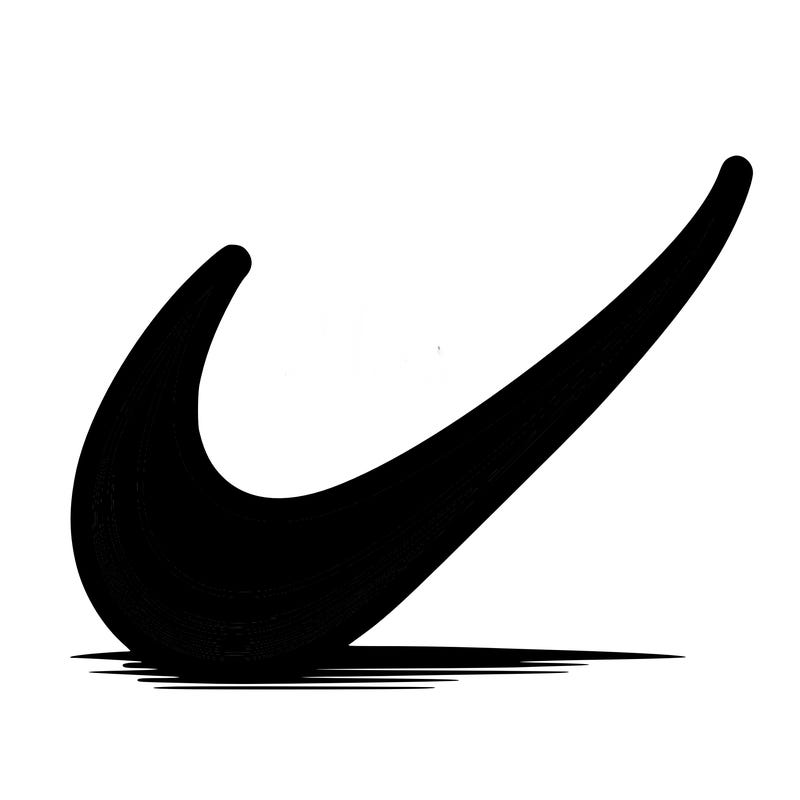 a blank nike sign