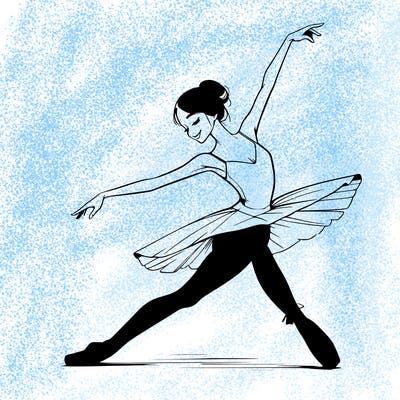 ballerina realistic aesthetic