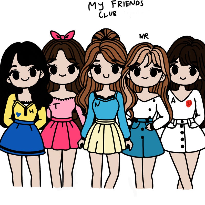 five girls