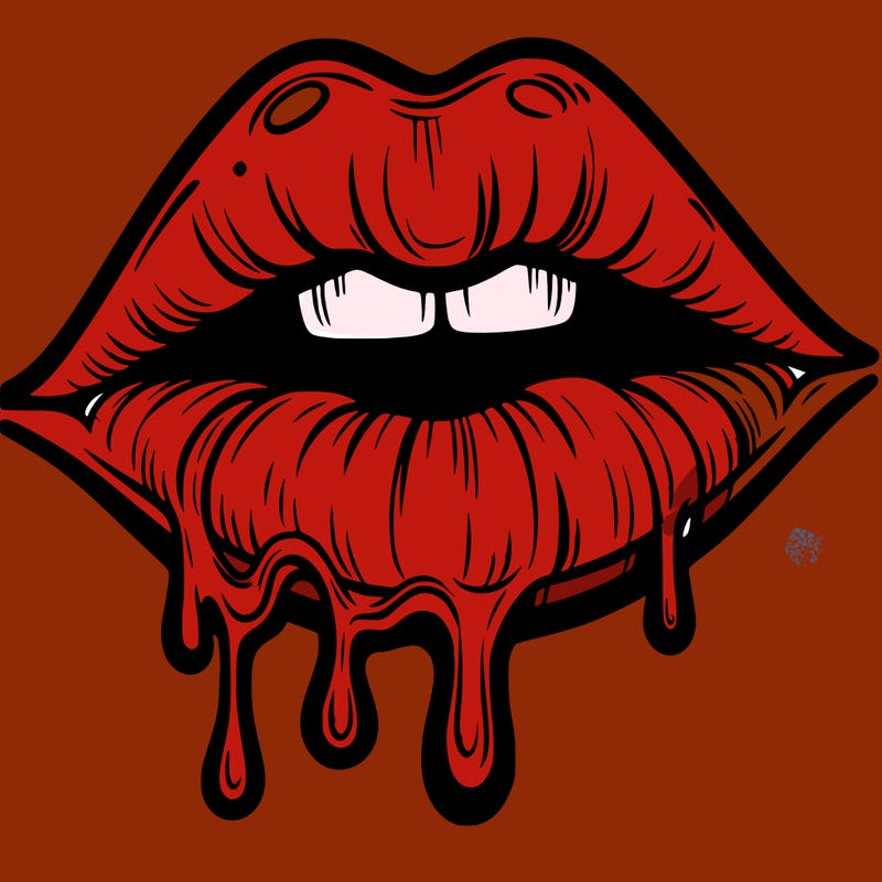 lips that look realistic and drip