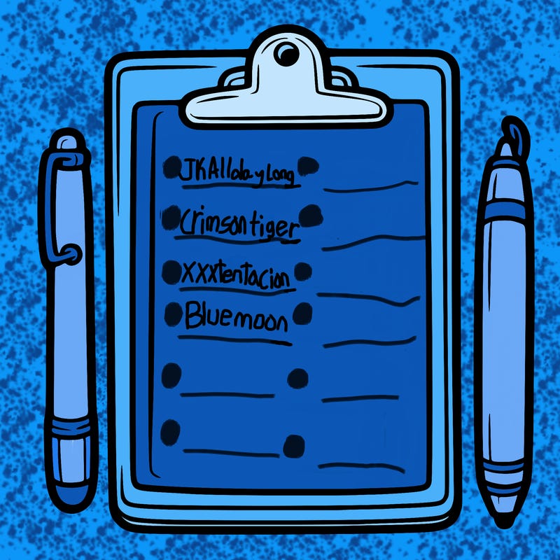 blank clip board with pen