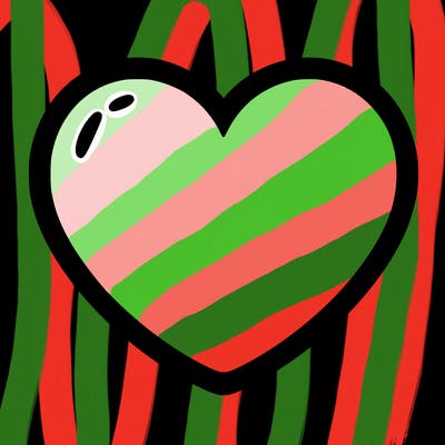 a blank heart