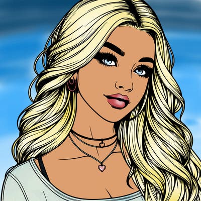 detailed realistic girl