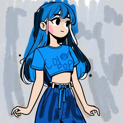 girl in a cute crop top