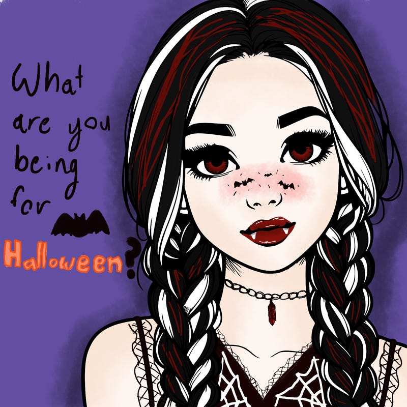 realistic girl with braids