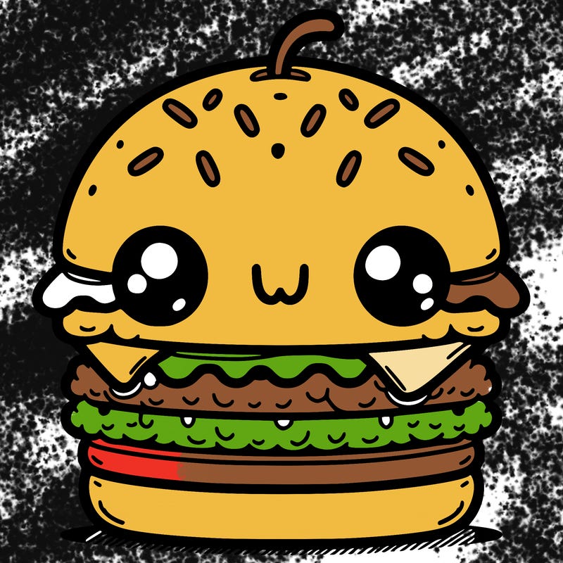 burger cute