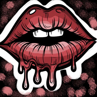 lips that look realistic and drip