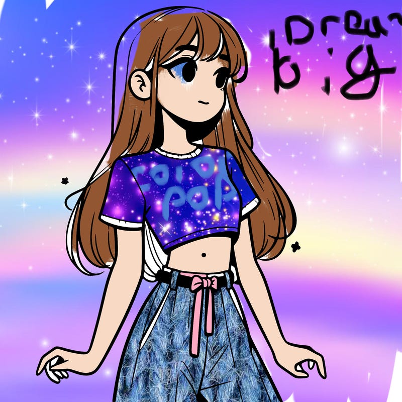 girl in a cute crop top