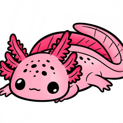 cute axolotl