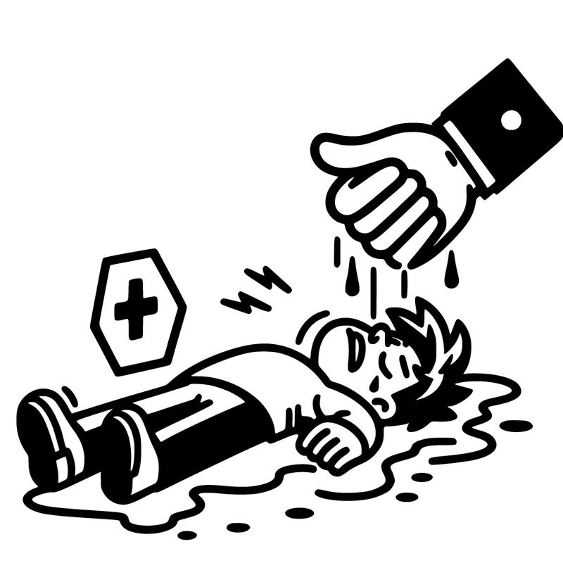 person dying