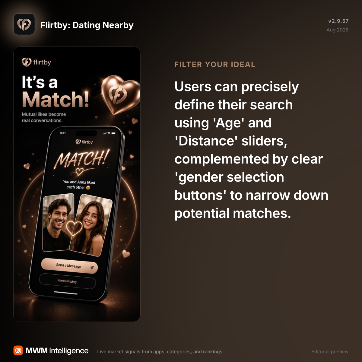 Flirtby: Dating Nearby - Social Networking App | MWM