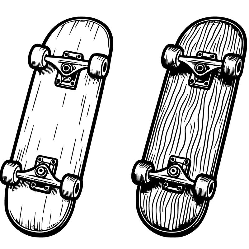 realistic skate board