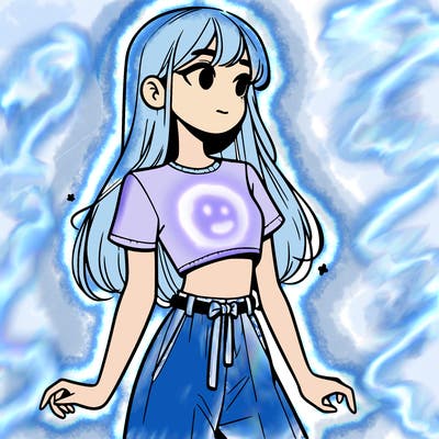 girl in a cute crop top