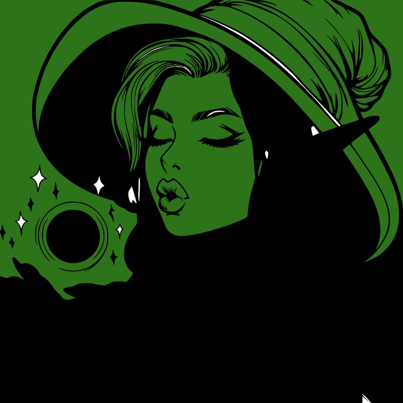 realistic elf casting a spell with lips