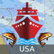 Marine Navigation-USA Lake Map
