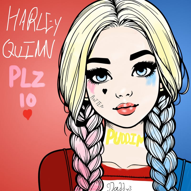 realistic girl with braids