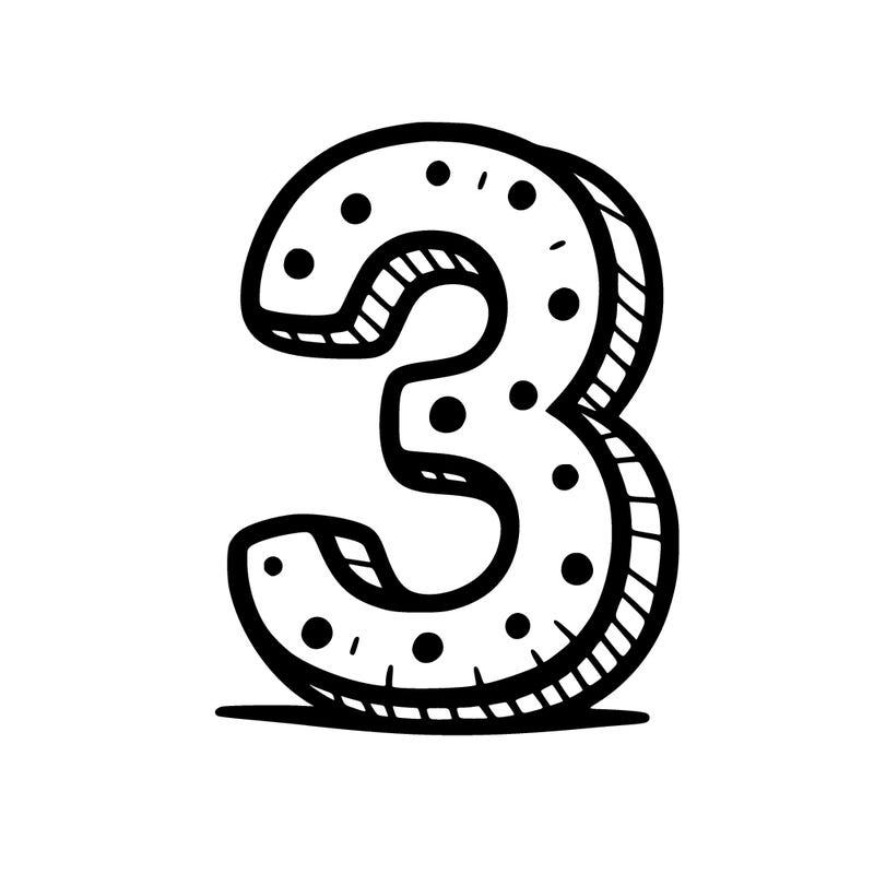 the number 3