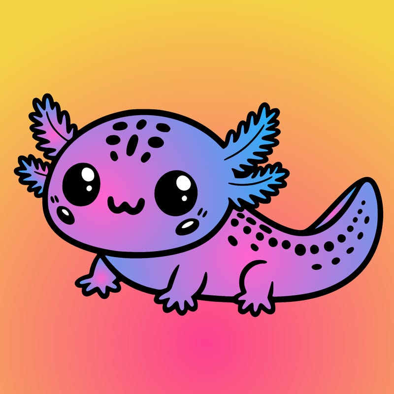 cute axolotl