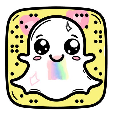 the real snapchat logo