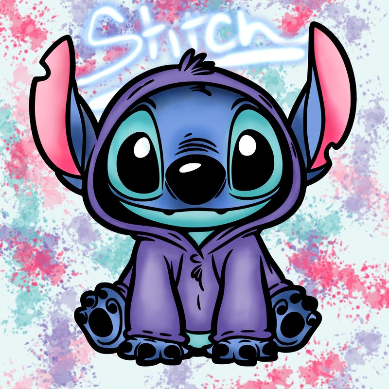 stitch in a dog costume