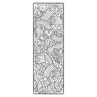 Celebrate love and diversity with this stunning Black Ice Pride bookmark coloring page. Adorned with icy crystals, hearts, and rainbow motifs, it's perfect for marking your favorite stories with a personal touch.