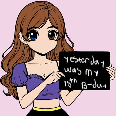 realistic pretty girl holding blank sign